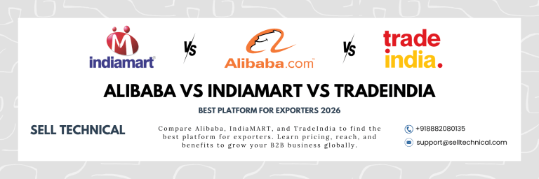 Alibaba vs IndiaMART vs TradeIndia
