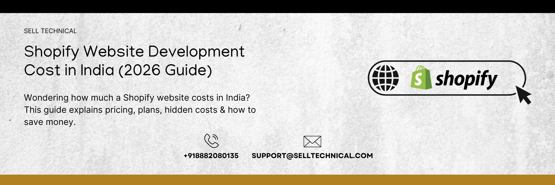 Shopify Website Development Cost in India